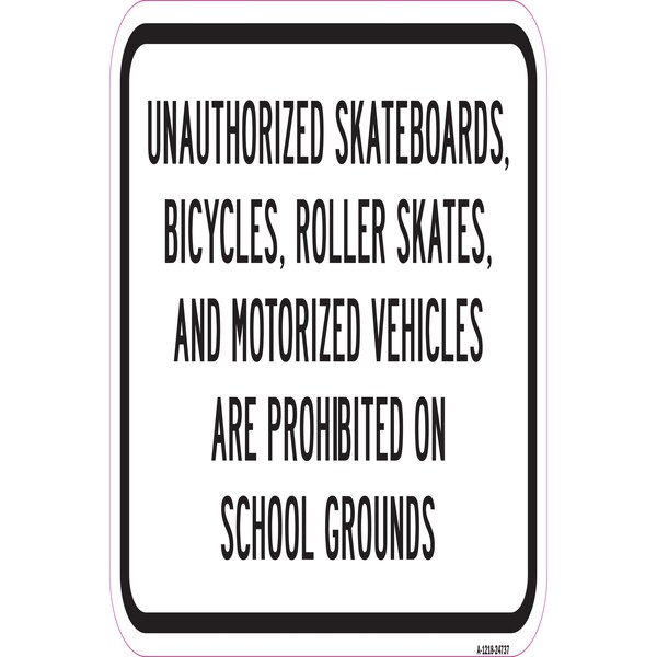 Signmission Safety Sign, 12 in Height, Aluminum, 18 in Length, 24737 A-1218-24737 - main